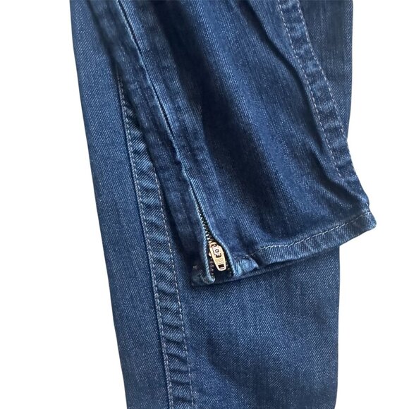 True Religion Gwen Skinny Blue Women's Zippered Ankle Jeans Size: 27 - Picture 8 of 10